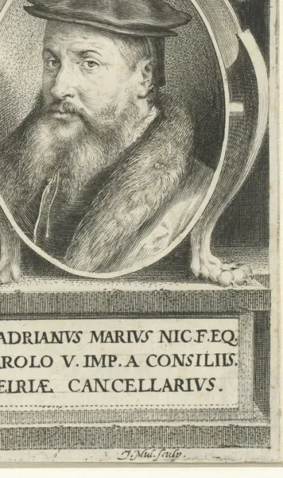Portret van Hadrianus Marius