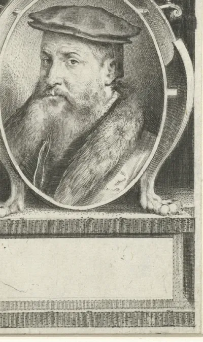 Portret van Hadrianus Marius