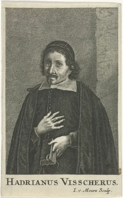 Portret van Hadrianus Visscherus