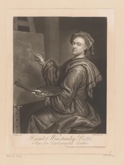 Portret van Hamlet Winstanley