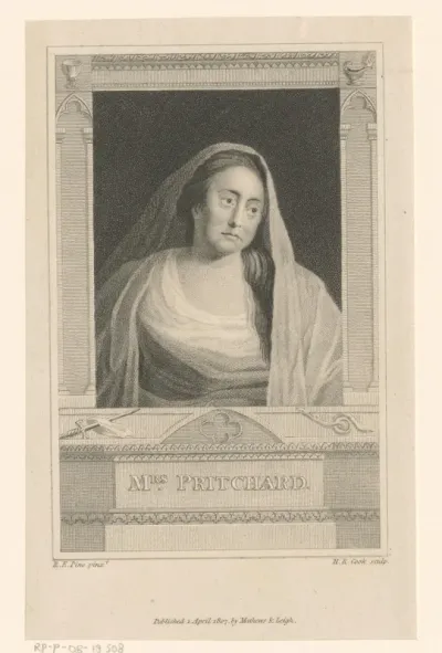 Portret van Hannah Pritchard