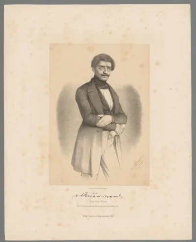 Portret van Hans Adolf Erdmann von Auerswald
