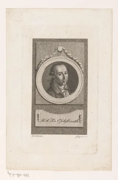 Portret van Hans Adolph Friedrich Eschstruth