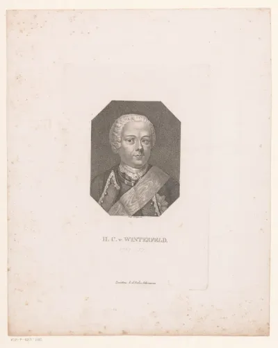 Portret van Hans Carl von Winterfeld