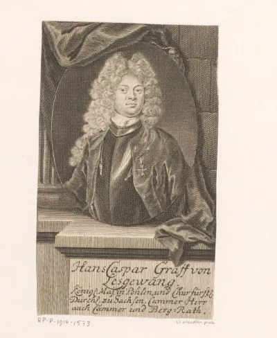 Portret van Hans Caspar Graf von Lesgewang