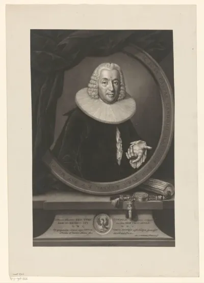 Portret van Hans Caspar Landolt