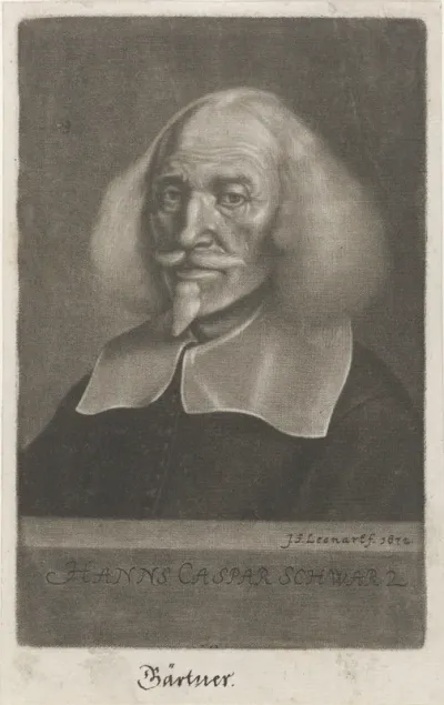 Portret van Hans Caspar Schwartz