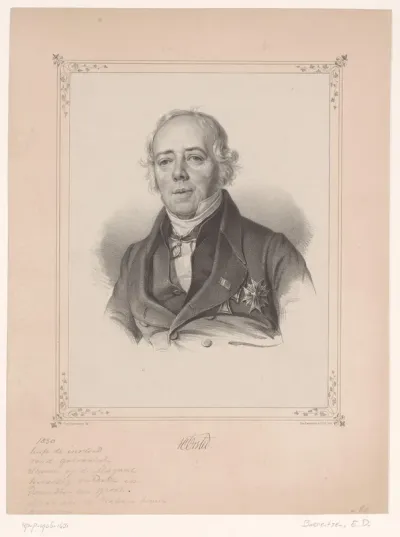 Portret van Hans Christian Ørsted