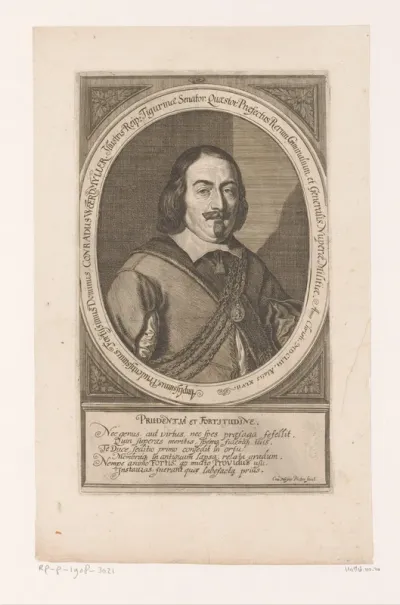 Portret van Hans Conrad Werdmüller