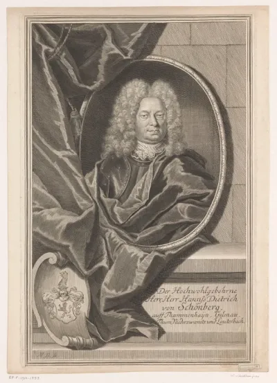 Portret van Hans Dietrich von Schönberg