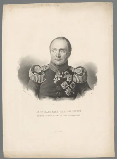 Portret van Hans Ernst Karl von Zieten