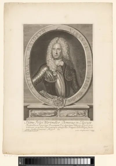 Portret van Hans Felix Werdmüller