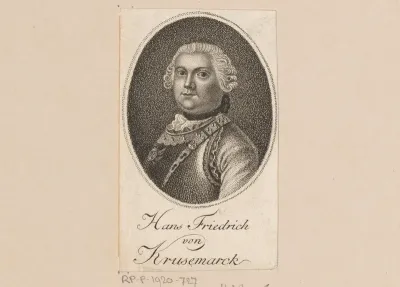 Portret van Hans-Friedrich von Kruseman