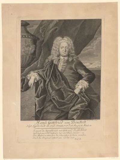 Portret van Hans Gottfried von Beuchell