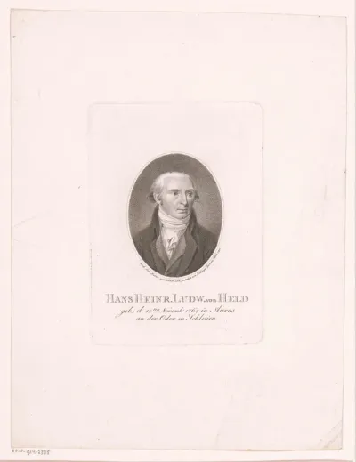 Portret van Hans Heinrich Ludwig von Held