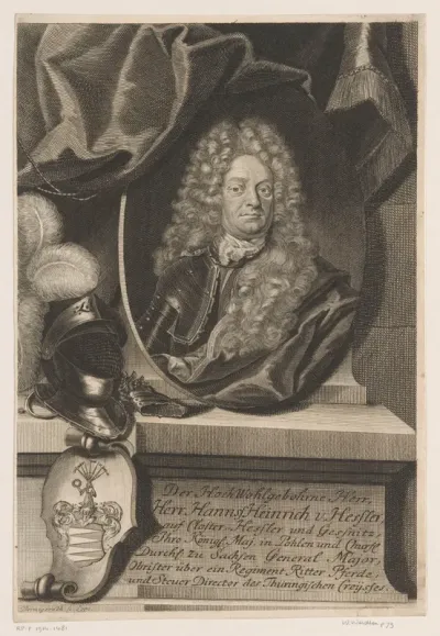 Portret van Hans Heinrich von Heßler