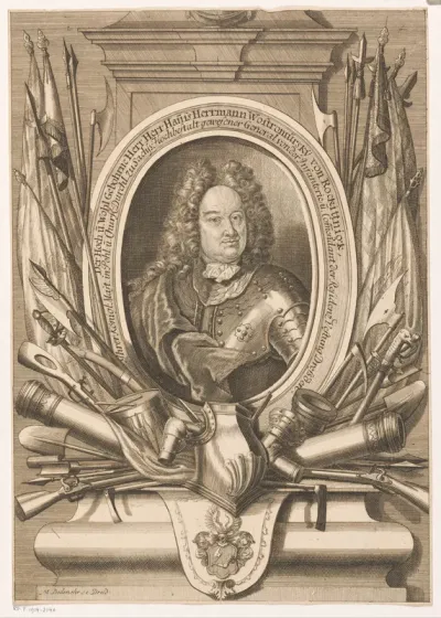 Portret van Hans Hermann Wostromirsky von Rockittnigk
