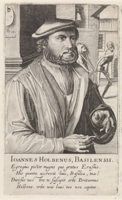 Portret van Hans Holbein