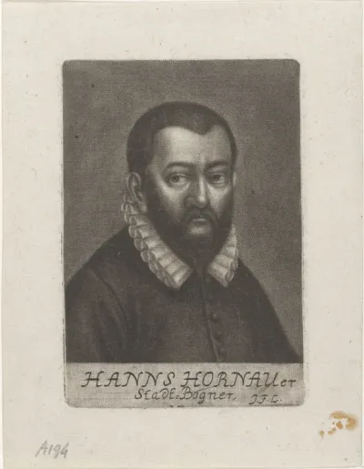 Portret van Hans Hornauer