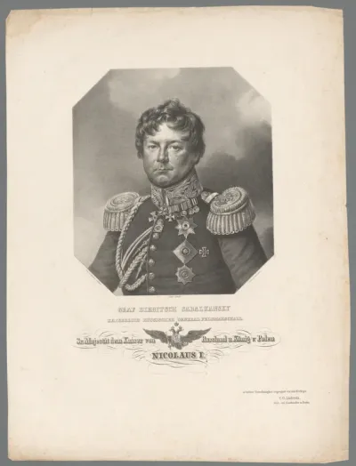 Portret van Hans Karl von Diebitsch-Sabalkanski