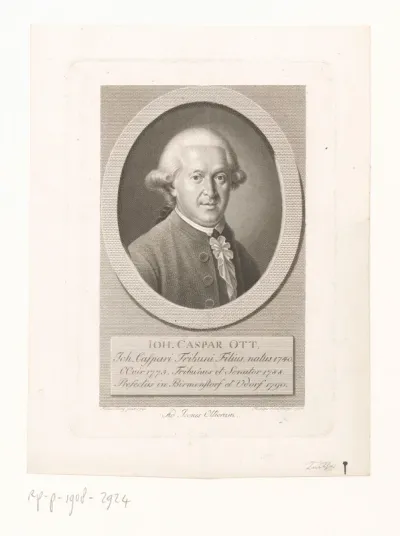 Portret van Hans Kaspar Ott