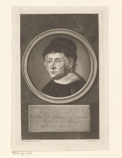 Portret van Hans Luther