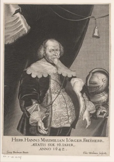 Portret van Hans Maximilian Jörger von Tollet