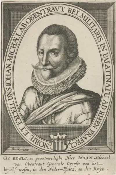 Portret van Hans Michael Elias von Obentraut