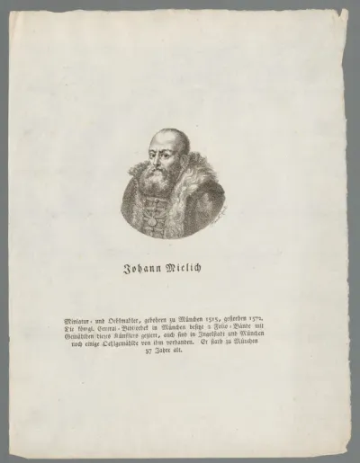 Portret van Hans Mielich