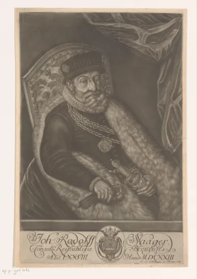 Portret van Hans Rudolf Sager