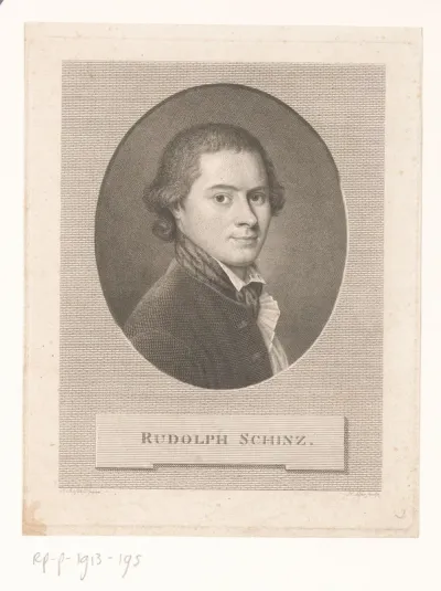 Portret van Hans Rudolf Schinz
