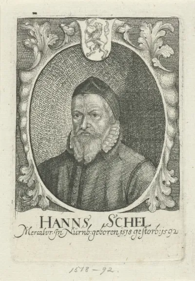 Portret van Hans Schel