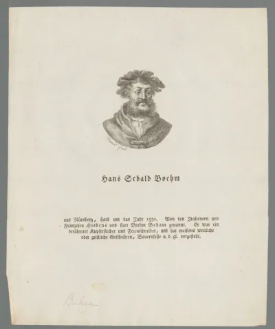 Portret van Hans Sebald Beham