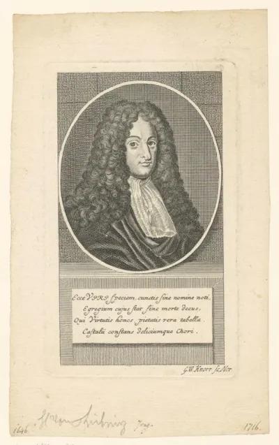Portret van Hans Thubing