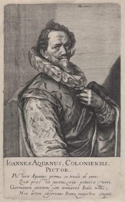 Portret van Hans von Aachen