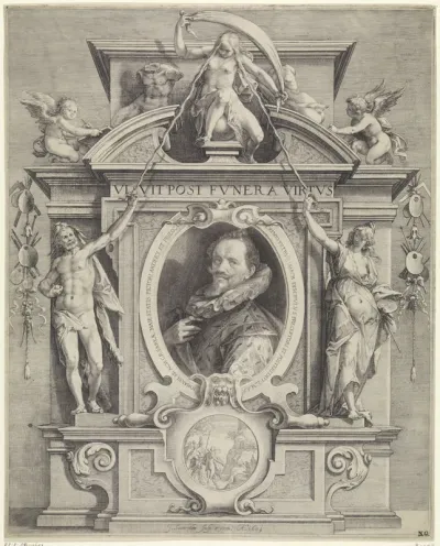 Portret van Hans von Aachen