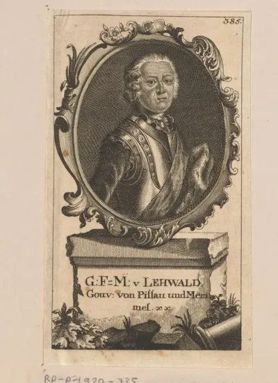 Portret van Hans von Lehwaldt
