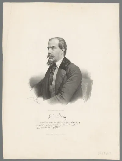 Portret van Hans von Raumer