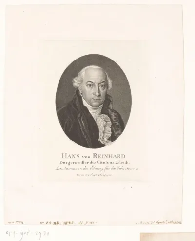 Portret van Hans von Reinhard