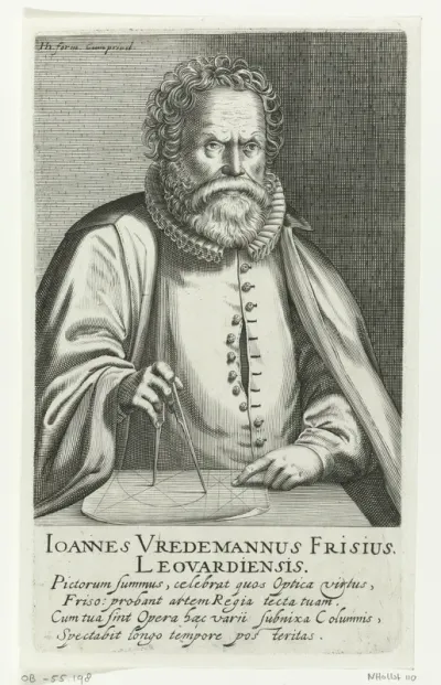 Portret van Hans Vredeman de Vries