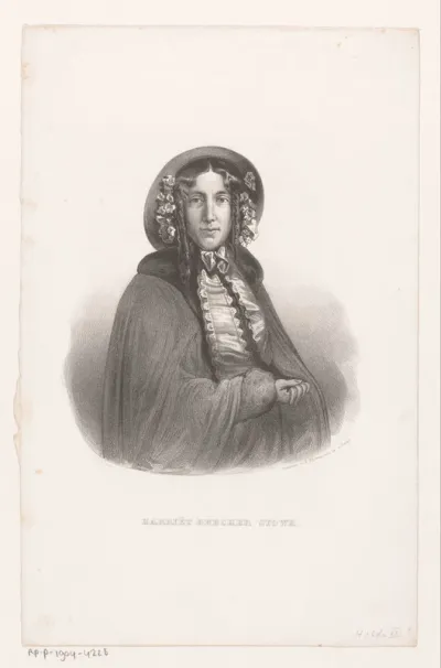 Portret van Harriët Beecher Stowe
