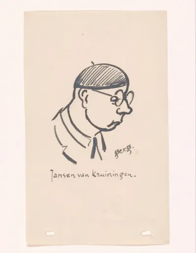 Portret van Harry van Kruiningen