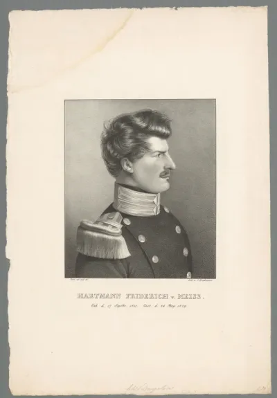 Portret van Hartmann Friderich von Meiss