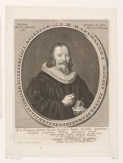 Portret van Hartmann Mogen
