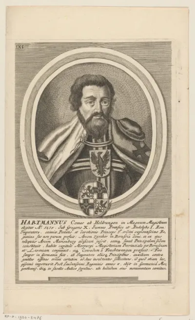 Portret van Hartmann von Heldrungen
