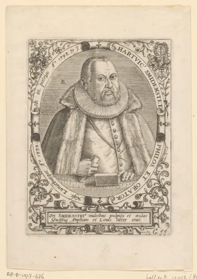 Portret van Hartvicus Smidenstedt