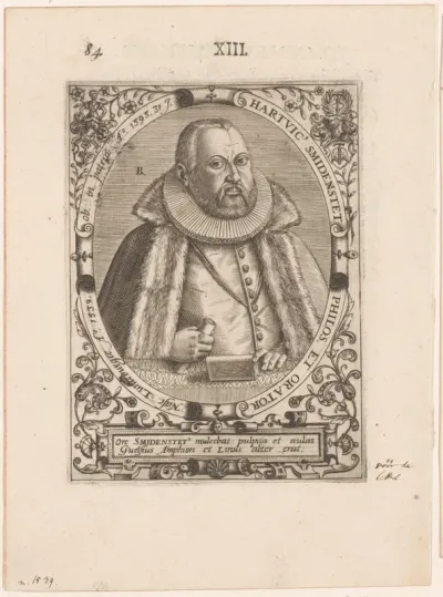Portret van Hartvicus Smidenstet