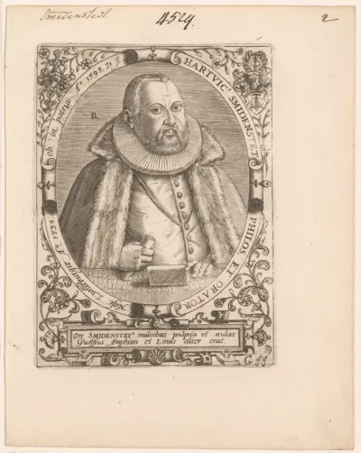Portret van Hartvicus Smidenstet
