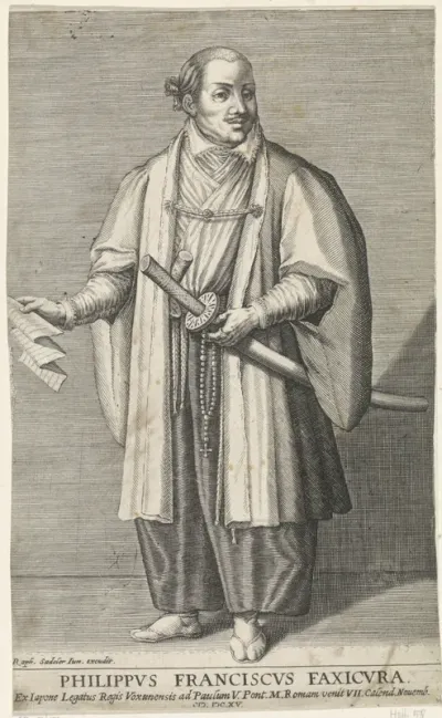 Portret van Hasekura Tsunenaga