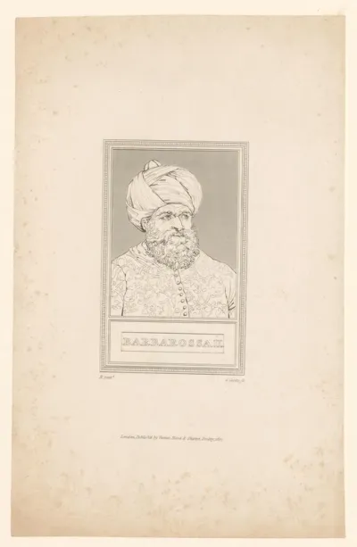 Portret van Hayreddin Barbarossa
